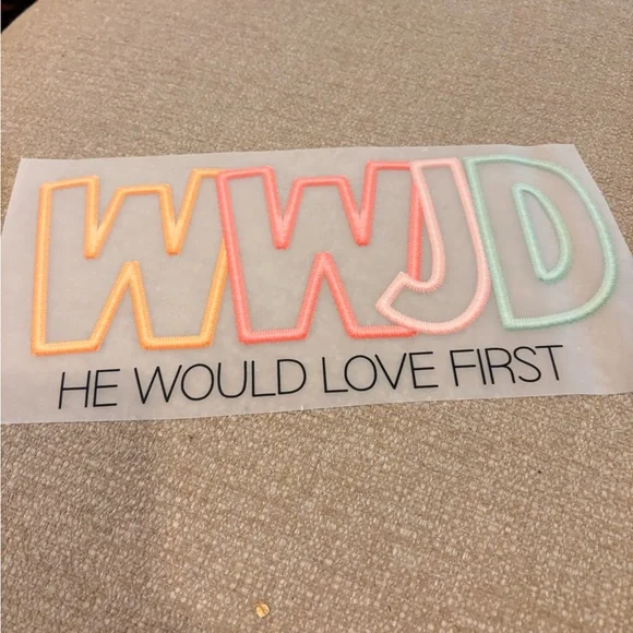 Colorful Amen and Pray Letter DTF bundle set of 9 - Picture 11 of 16